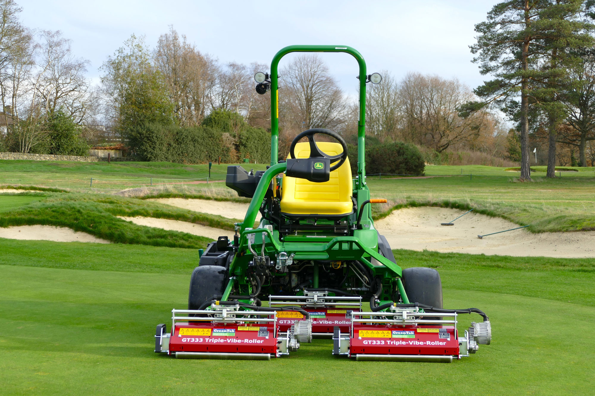 Three roller units for rapid rolling and accurate contour following