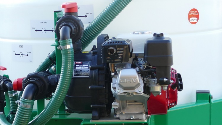 High volume pump with Honda engine